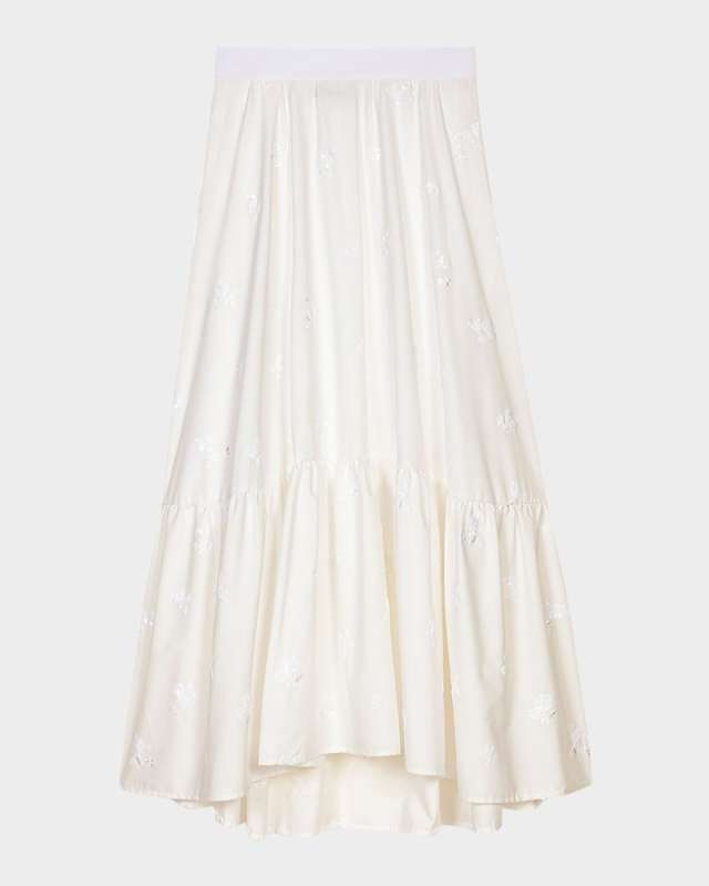Sequined Midi Skirt